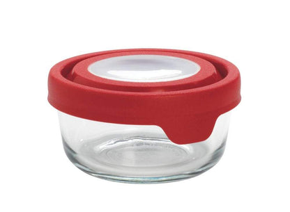 Anchor Hocking Home & Kitchen Anchor Hocking Round Trueseala Food Storage W/ Cherry Lid- (91844AHG18) - 4013906
