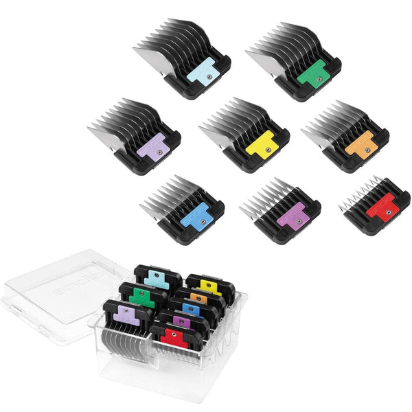 Andis Universal Stainless Steel Combs 8-Piece Set