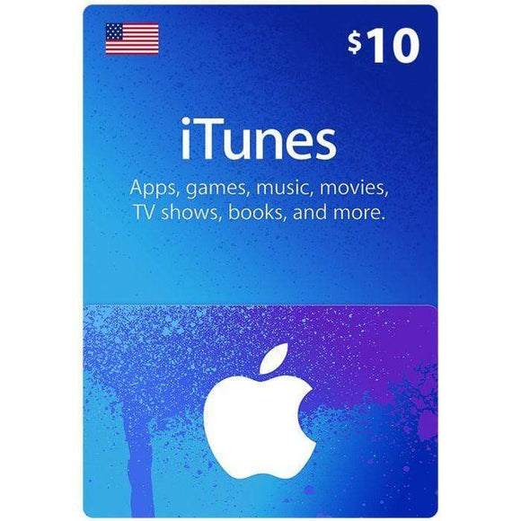 Apple Gift Cards iTunes Gift Card $10 (US)