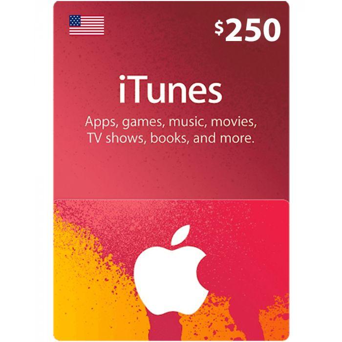 Apple Gift Cards iTunes Gift Card $250