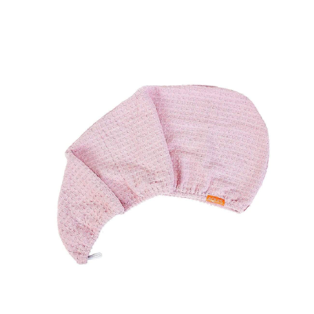 Aquis Beauty Aquis Hair Turban Waffle Luxe Blush