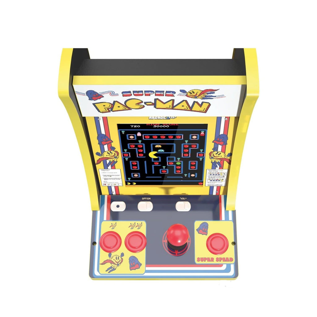 Arcade1UP Video Game Arcade Cabinets Super Pac-Man Counter Cade