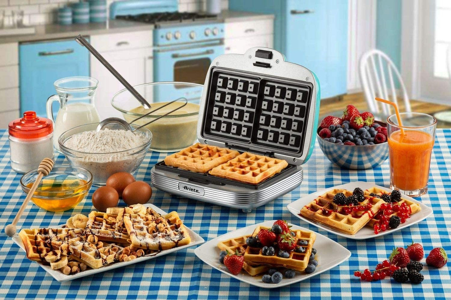 Ariete Appliances Ariete Party Time Waffle Maker ART1973BL