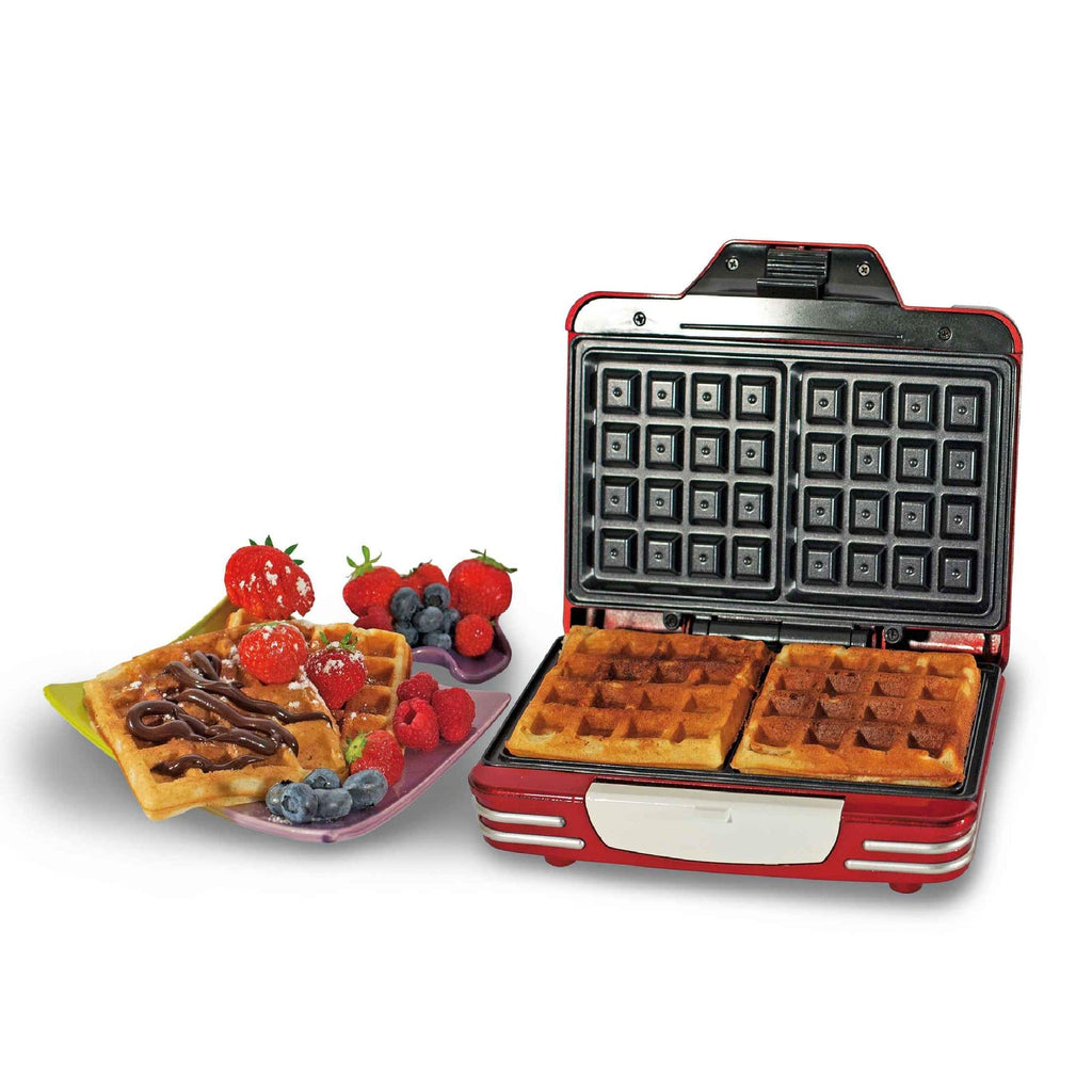 Ariete Home & Kitchen Ariete Party Time Waffle Maker, Red 0187