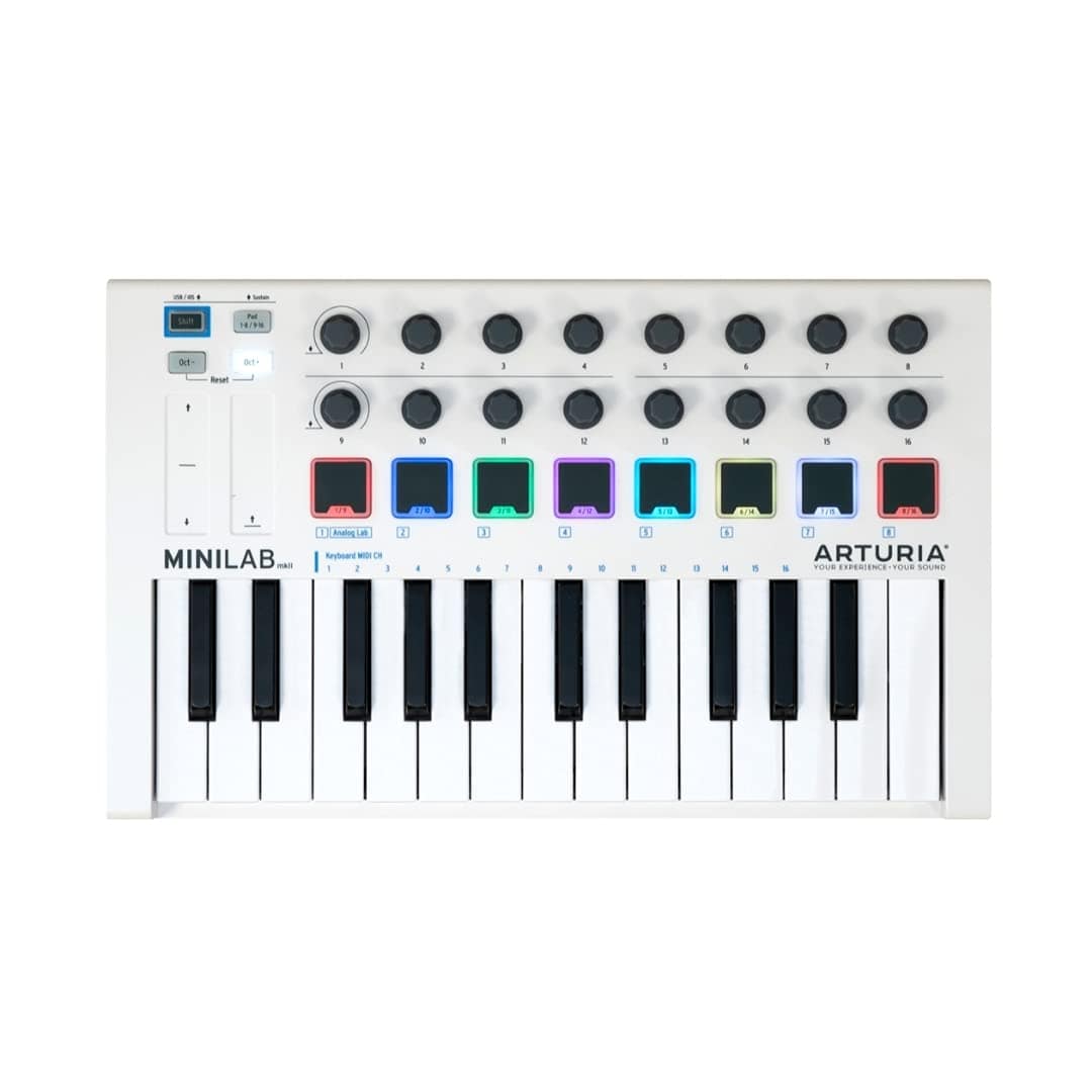 Arturia Electronics Arturia - Mini Lab MKII - White