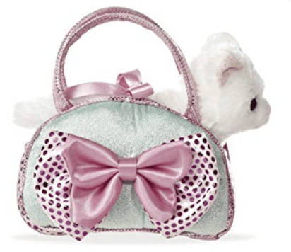 Aurora Toy Fancy Pal Cat Icy Blue WITH/Bow 8In
