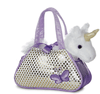 Aurora Toy Fancy Pal Unicorn Purple 8In