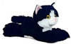 Aurora Toy Mini Flopsie - Maynard Black & White Cat 8In