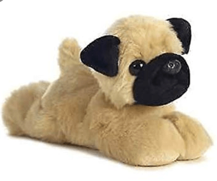 Aurora Toy Mini Flopsie - Mr Pugster Pug 8In