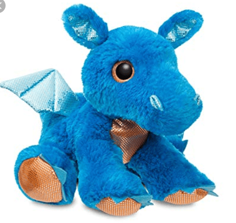 Aurora Toy Sparkle Tales Flash Blue Dragon 12In