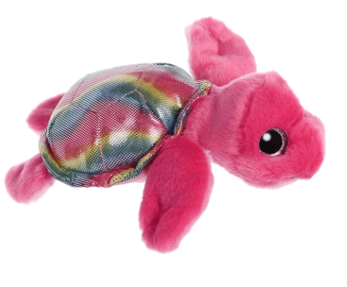 Aurora Toy Sparkle Tales Oceana Hot Pink Turtle 7In