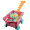 B.Toys Babies B.Toys B.Travel Beach Wagon, Translucent Red
