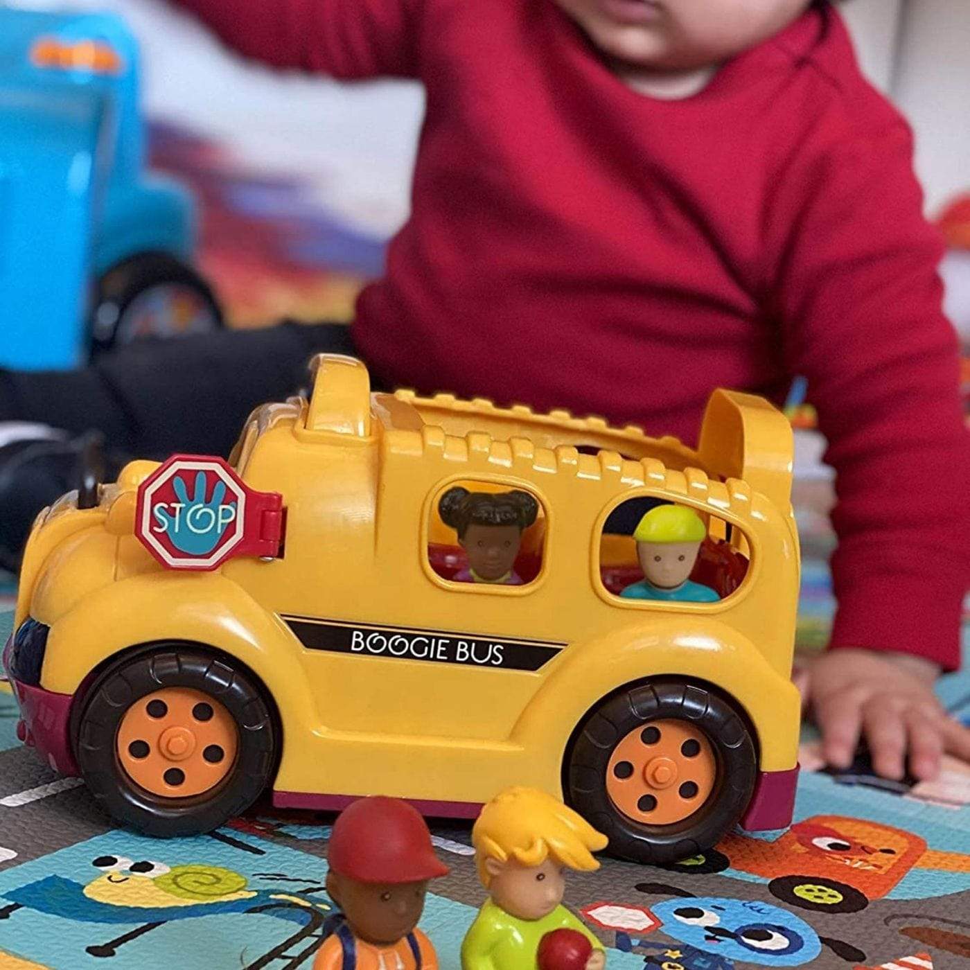 B.Toys Babies B.Toys Boogie Bus, Lights & Sound School Bus