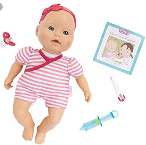 Baby sweetheart Toys MEDICAL TIME, 12" BABY W/ BOOK