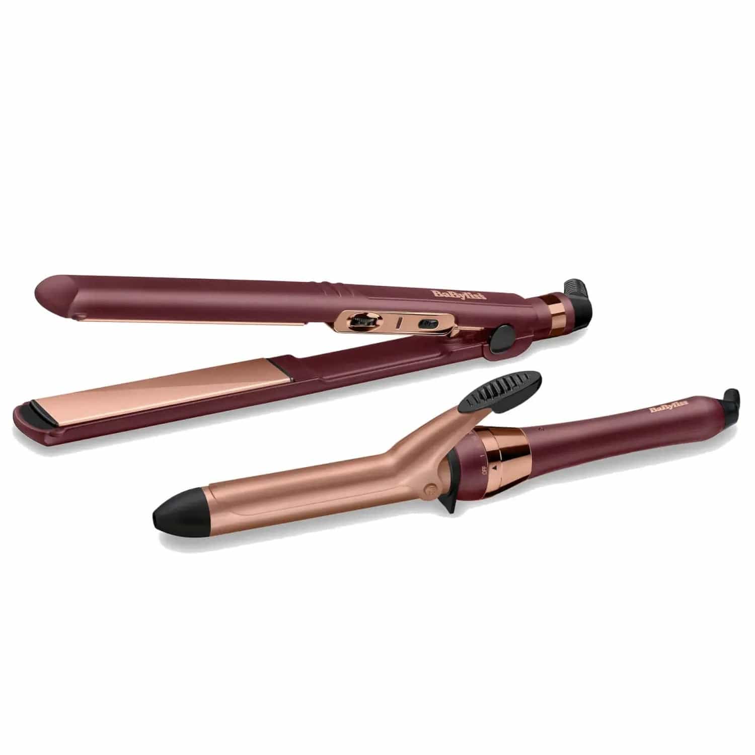 BaByliss Beauty Babyliss Berry Crush Straightener & Curler Bundle