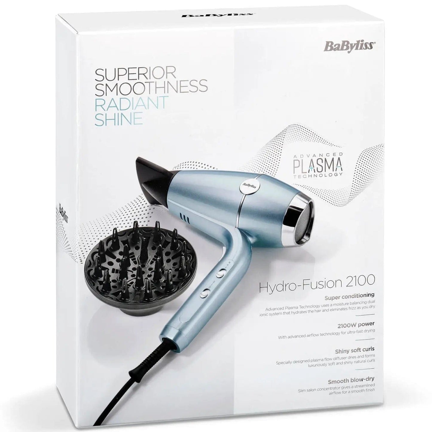 BaByliss Beauty BaByliss Hydro Fusion Hair Dryer with Diffuser