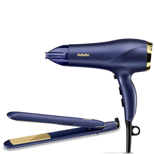 BaByliss Beauty Babyliss Midnight Luxe Straightener & Hair Dryer Bundle