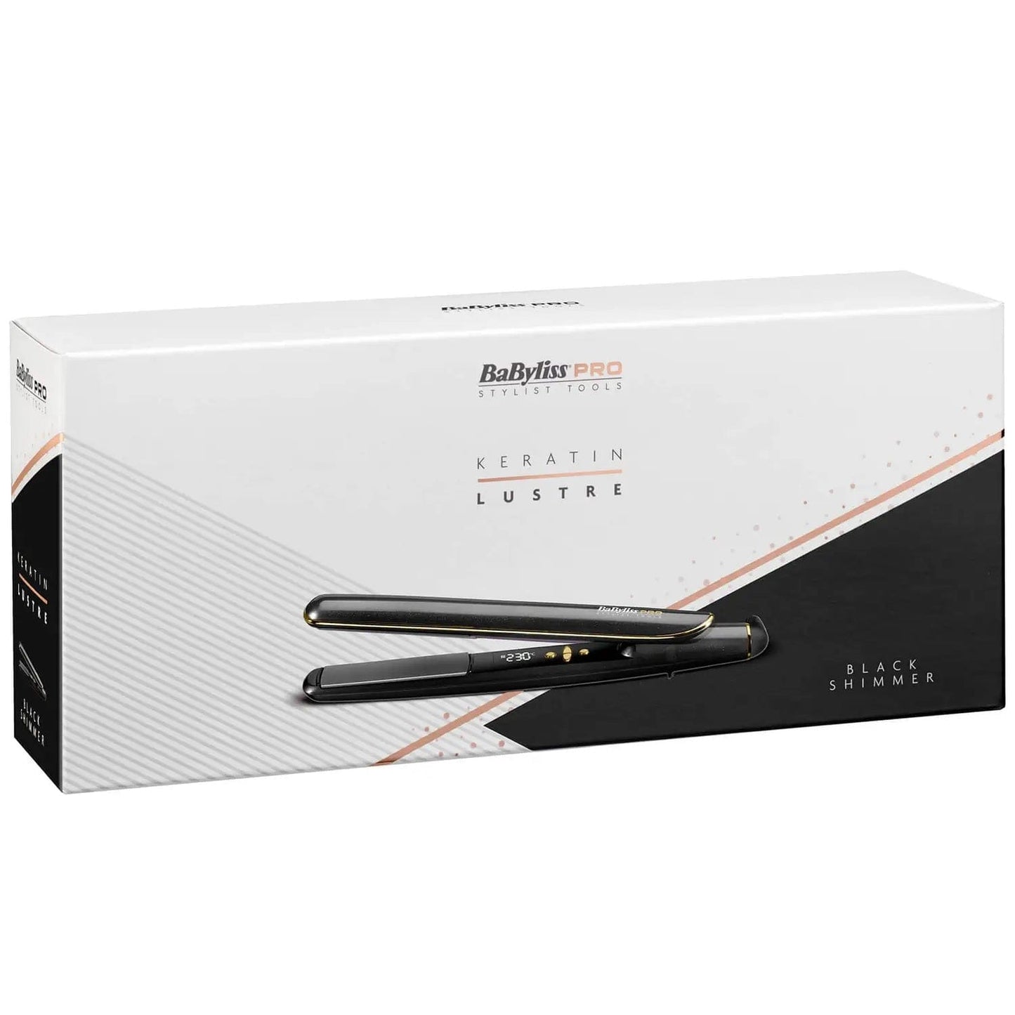 BaByliss Beauty BaByliss PRO Keratin Lustre Straighteners - Black Shimmer