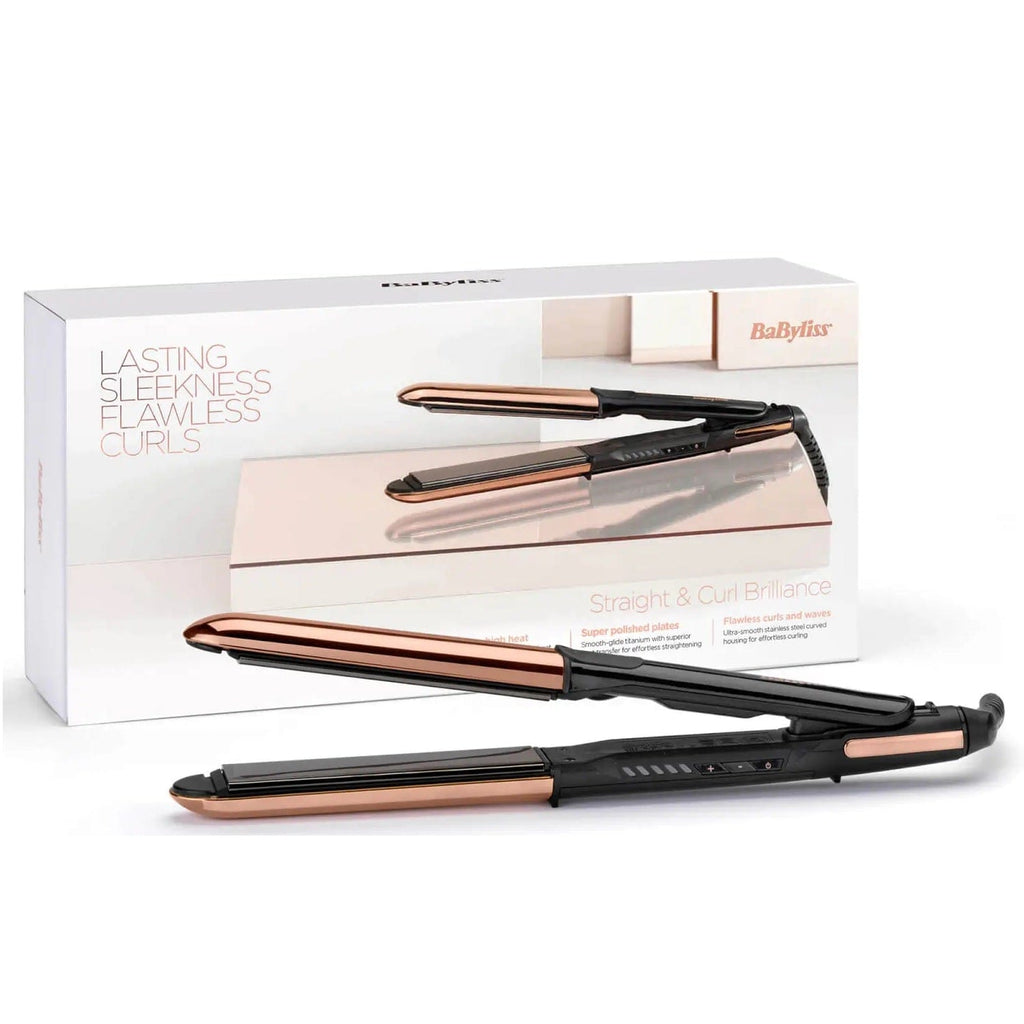 BaByliss Beauty BaByliss Straight and Curl Brilliance Rose-Gold Hair Straightener