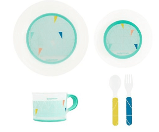 BabyMoov Babies Anti-slip feeding set Azur