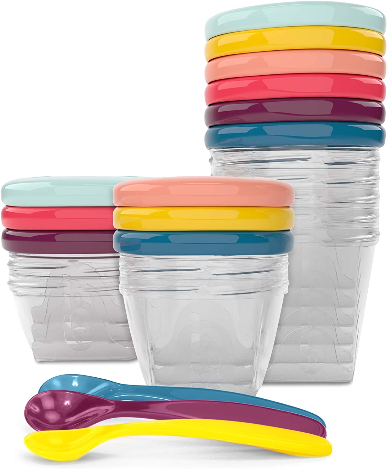 BabyMoov Babies Babybols Multi Set  (3x120ml + 3x180ml + 6x250ml +  3 spoons