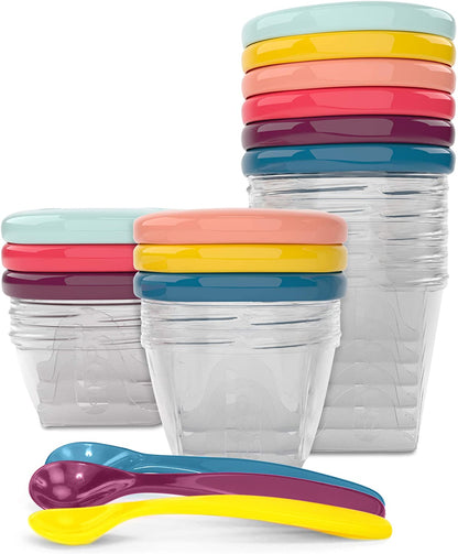 BabyMoov Babies Babybols Multi Set  (3x120ml + 3x180ml + 6x250ml +  3 spoons