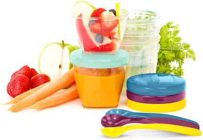 BabyMoov Babies Babybols Multi Set  (3x120ml + 3x180ml + 6x250ml +  3 spoons