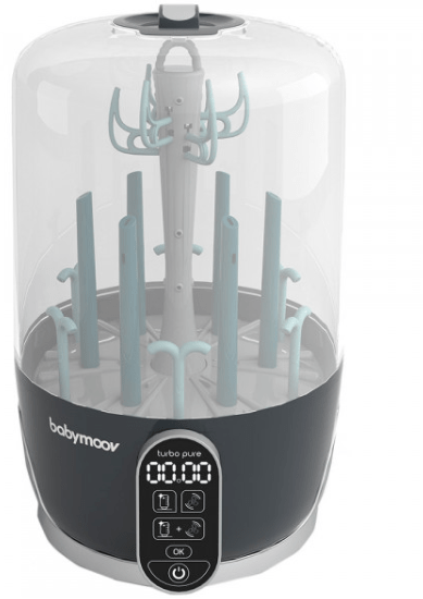 Babymoov - Turbo Pure Sterilizer Dryer + Azur Feeding Set