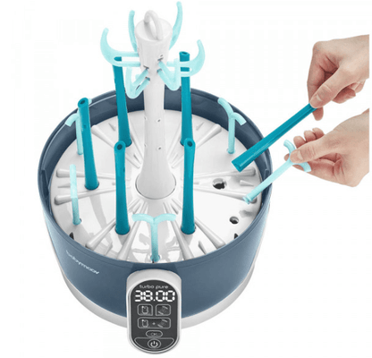 Babymoov - Turbo Pure Sterilizer Dryer + Azur Feeding Set