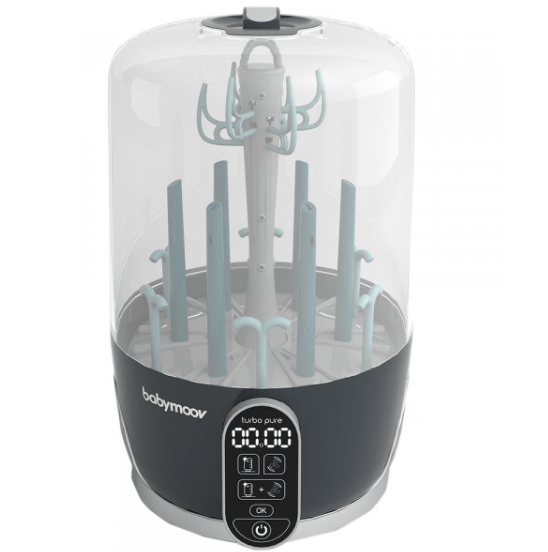 BabyMoov Babies Babymoov - Turbo Pure Sterilizer Dryer + Peach Feeding Set