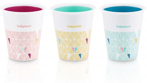 BabyMoov Babies Set of 3 multicolor cups