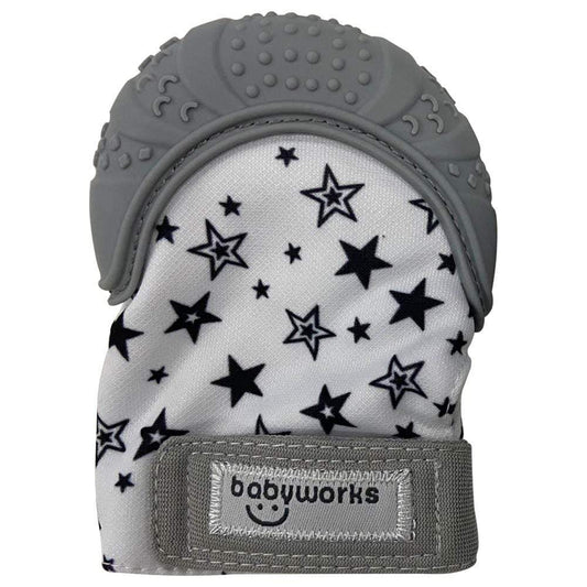 Babyworks Babies Baby works - Bibibaby Teething Mitts - Grey