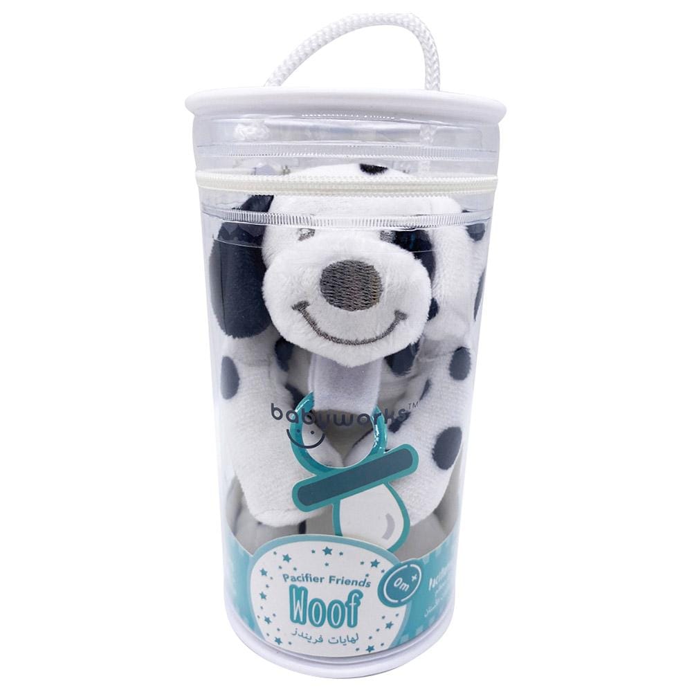 BabyWorks Babies Baby works - Bibipals Spotty Dog Premium Plush - Woof