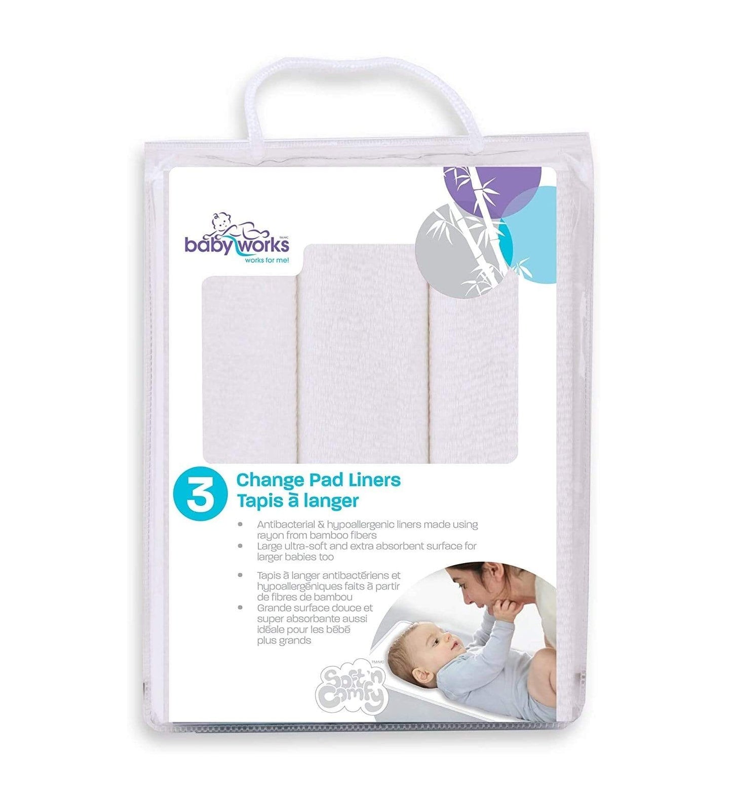 Babyworks Babies Babyworks - Bamboo Change Pad Liners