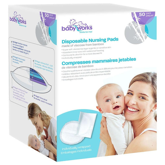 Babyworks Babies Babyworks - Bamboo Disposable Nursing Pads