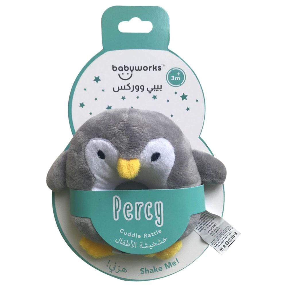 Babyworks Babies Babyworks - Bibibaby Cuddle Rattle - Percy Penguin