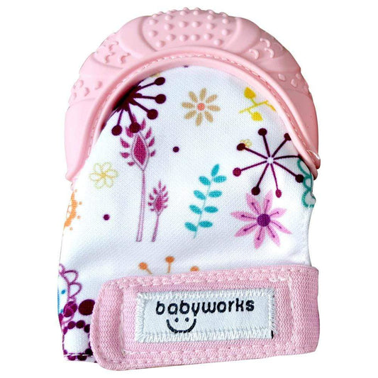 Babyworks Babies Babyworks - Bibibaby Teething Mitts - Pink