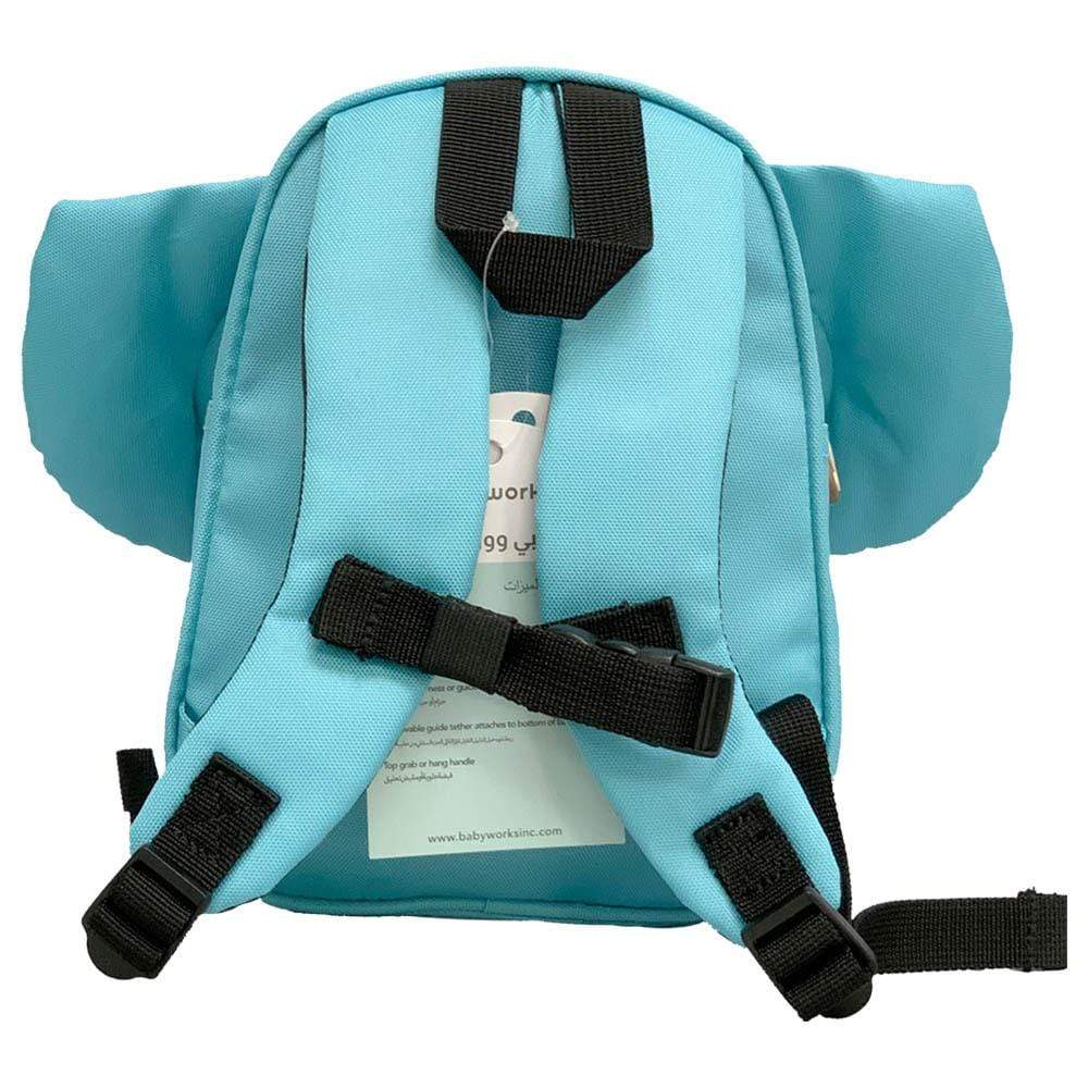 Babyworks Babies Babyworks - Bibikids Small Harness Back Pack With Lead - Elephant