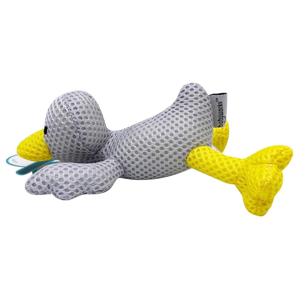 Babyworks Babies Babyworks - Bibipals Grey Duck Breathable Toy - Quack