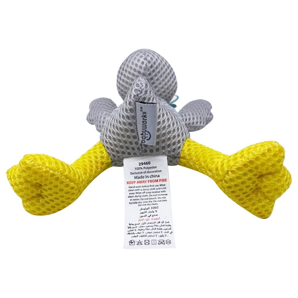 Babyworks Babies Babyworks - Bibipals Grey Duck Breathable Toy - Quack