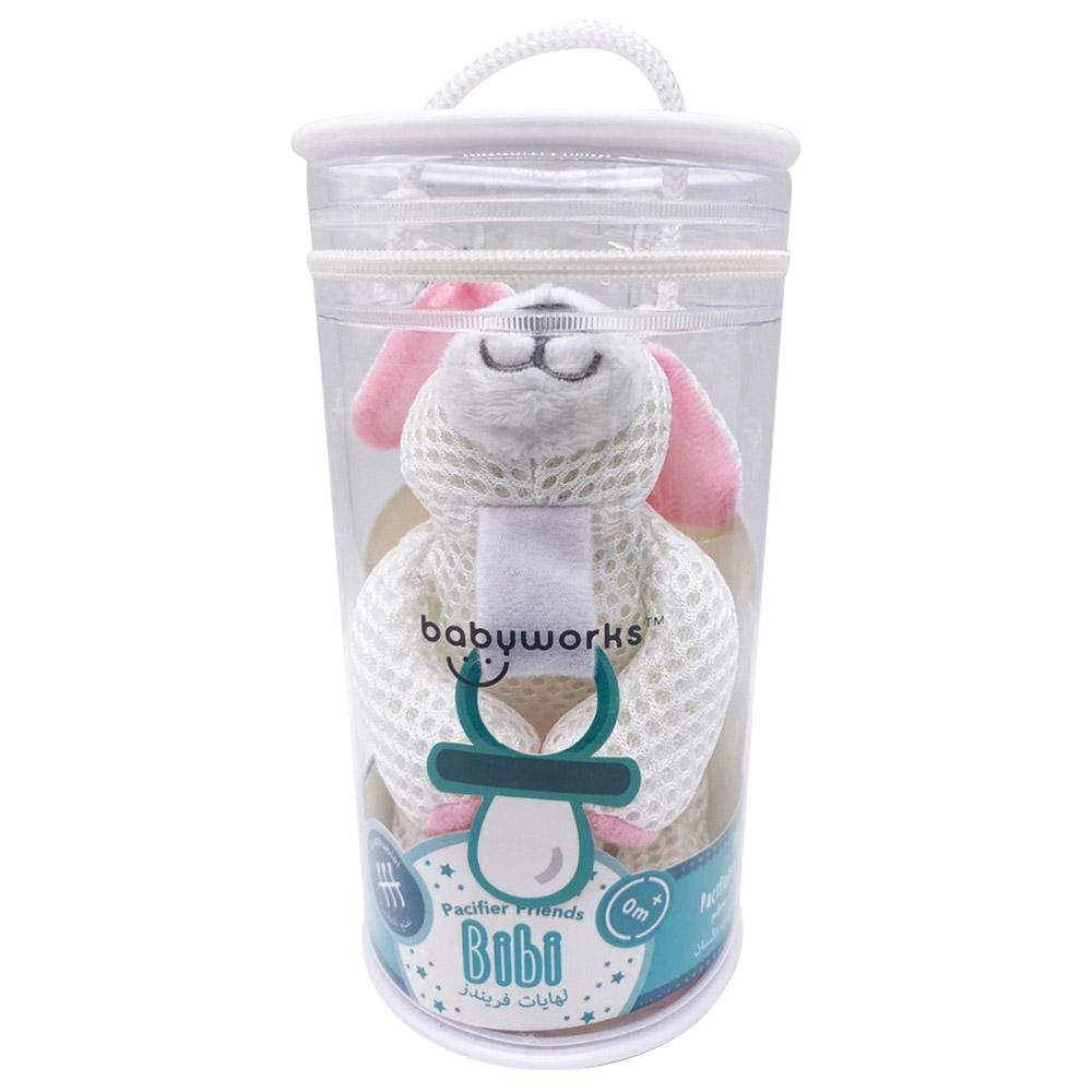 Babyworks Babies Babyworks - Bibipals Pink Bunny Breathable - Bibi