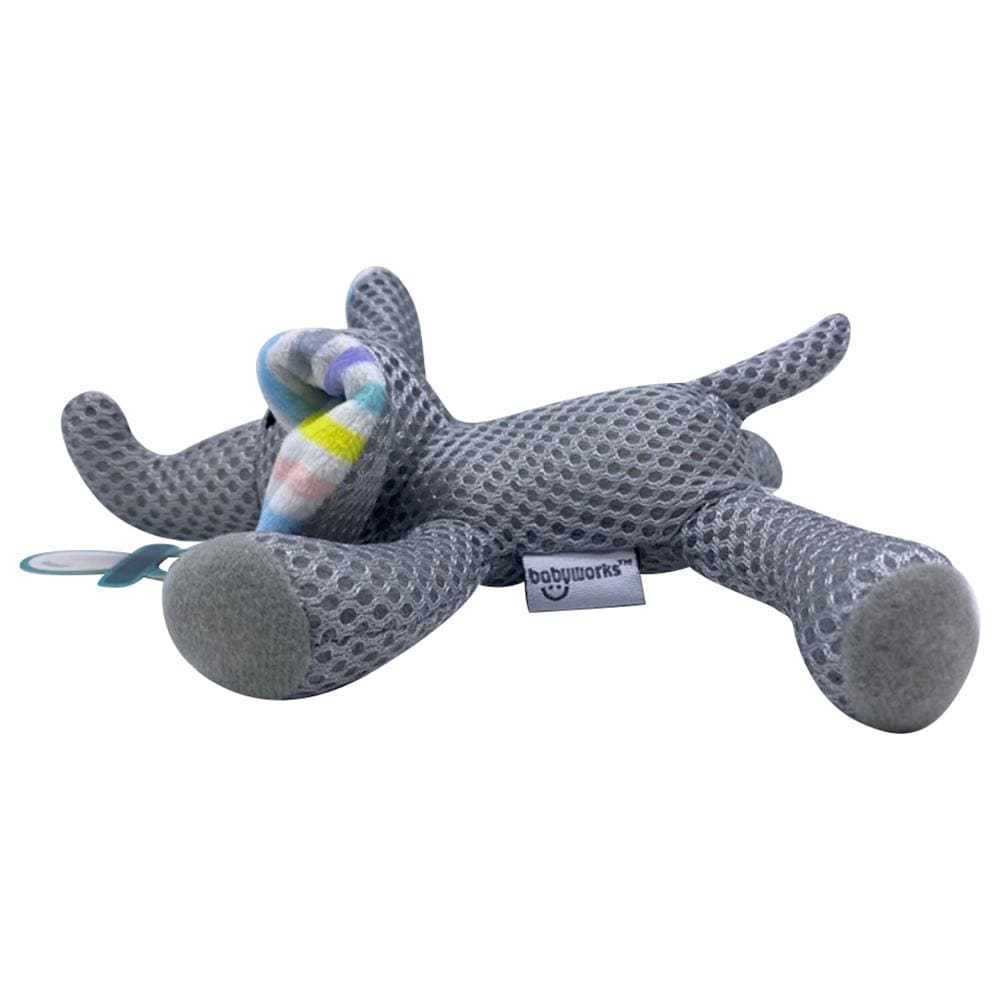 Babyworks Babies Babyworks - Bibipals Rainbow Elephant Elly - Breathable Toy