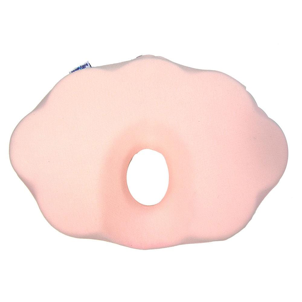 Babyworks Babies Babyworks - Cloud 9™ Head Support With 100% Cotton Cover (Removable) - Pink