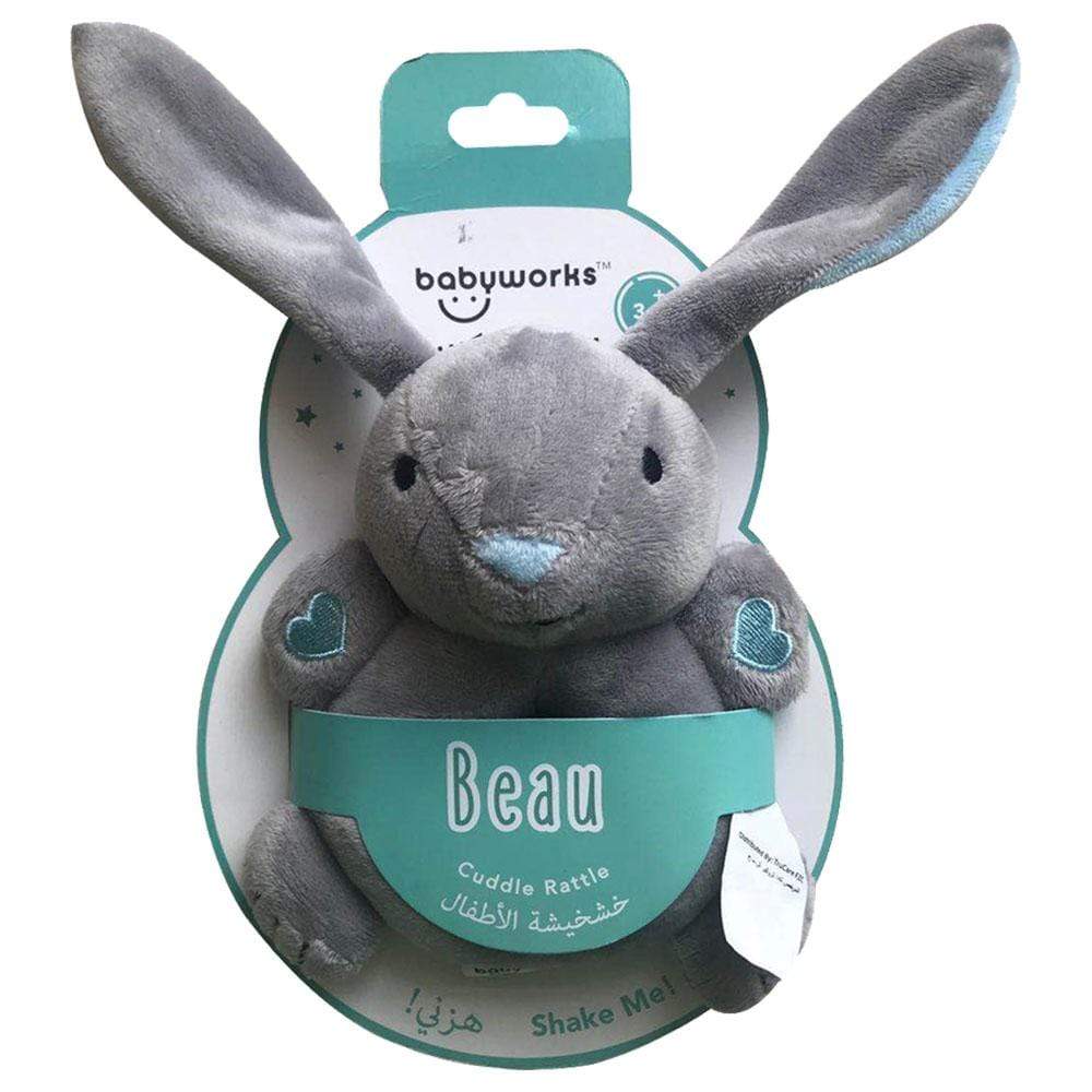 Babyworks Babies Babyworks Cuddle Rattle - Beau Bunny