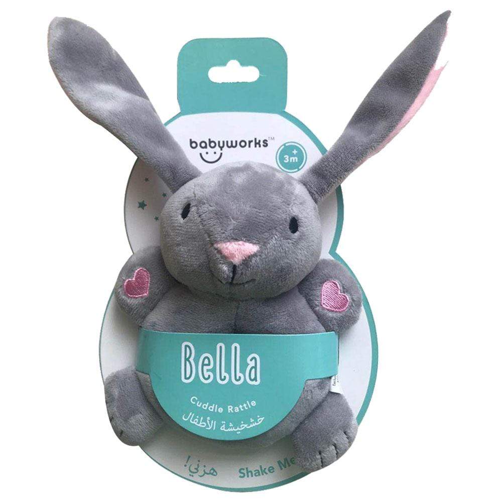 Babyworks Babies Babyworks Cuddle Rattle - Bella Bunny