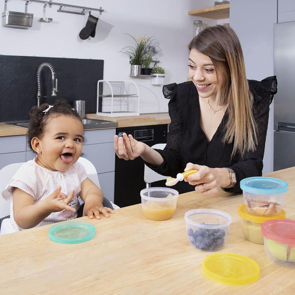 Badabulle Babies Badabulle Baby Bowls with Lid / Food Storage Containers