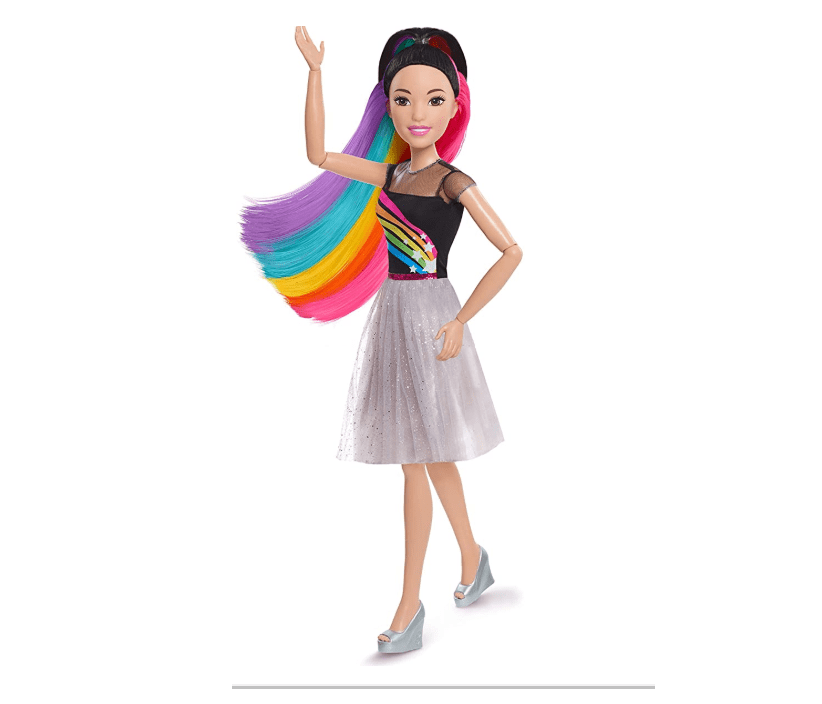 Barbie fashionistas rainbow hotsell sparkle doll