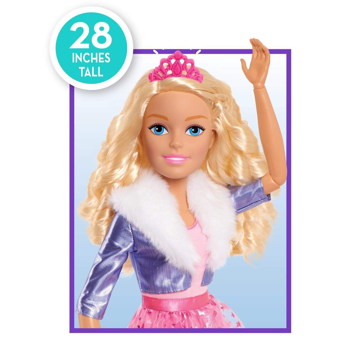 Barbie Toys Barbie 28-Inch Best Fashion Friend Princess Adventure Doll, Blonde