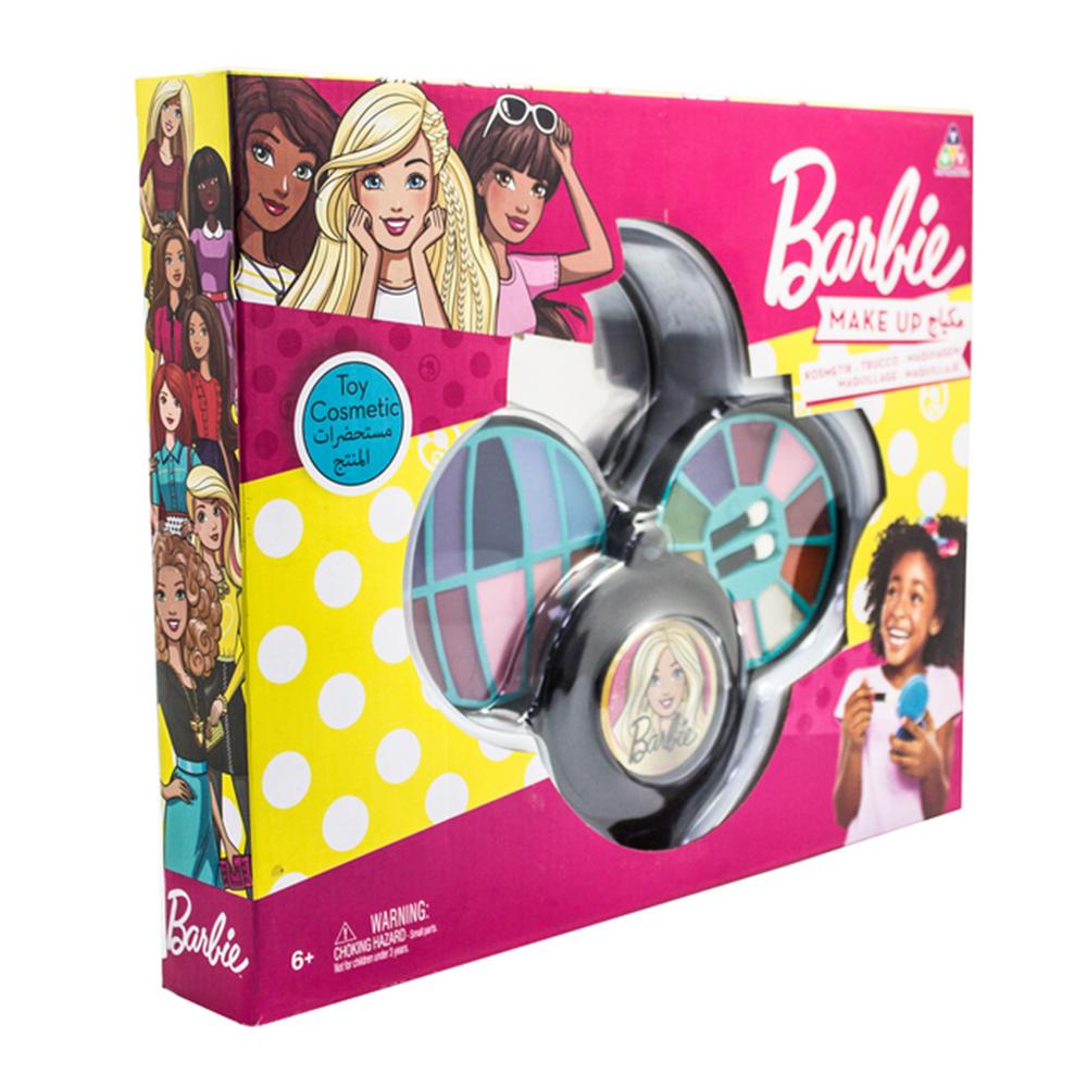 Barbie Toys Barbie 4 Decks Round Cosmetic Case