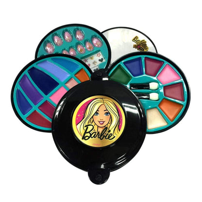 Barbie Toys Barbie 4 Decks round cosmetic case